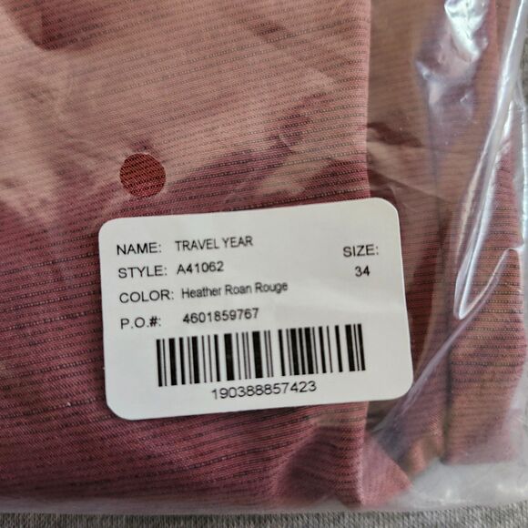 Travis Mathew Travel Year Shorts Men 34 RoanRouge Golf Stretch Performance NWT - Picture 9 of 16